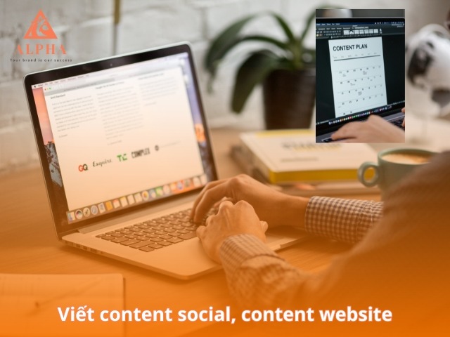 Viết content social, content website