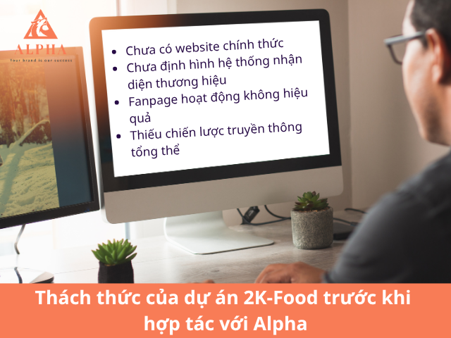 Thách thức của dự án 2K-Food trước khi hợp tác với Alpha