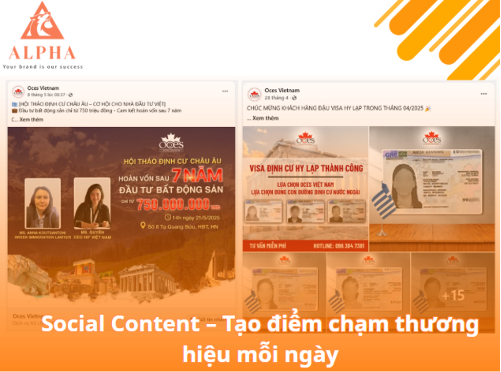Triển khai content cho nền tảng social