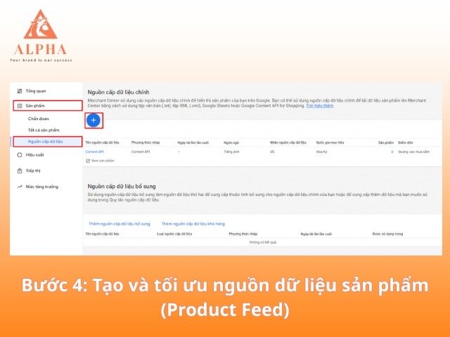 Tạo và tối ưu nguồn dữ liệu sản phẩm
