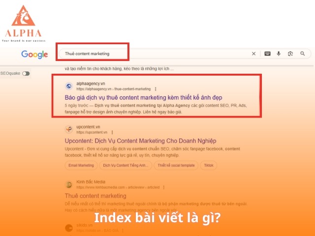 Tìm hiểu index bài viết là gì