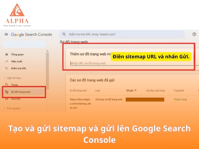 Sử dụng Google Search Console để khai báo url với google