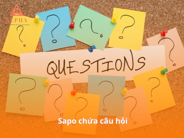 Sapo chứa câu hỏi