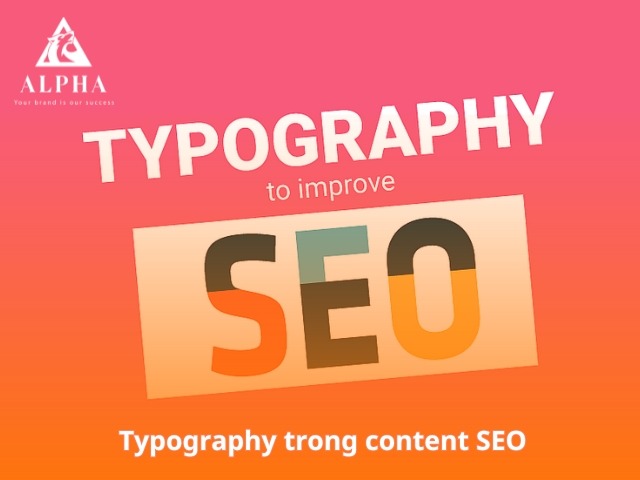 Typography trong content SEO