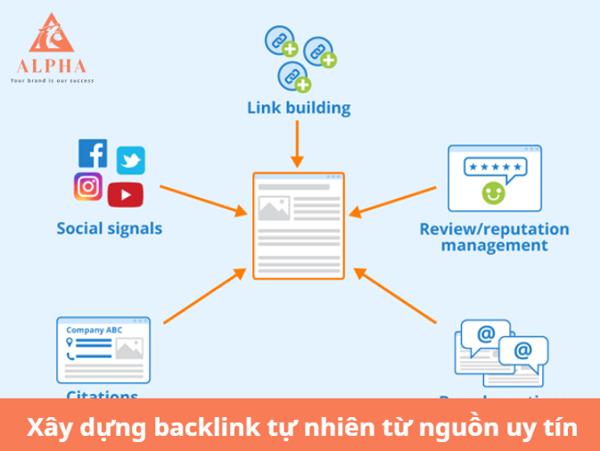 Xây dựng backlink tự nhiên từ nguồn uy tín