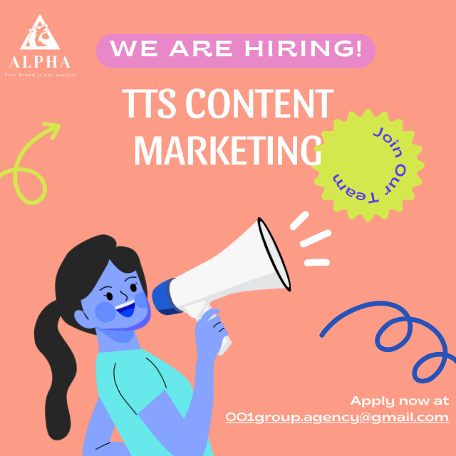 Tuyển dụng TTS Content MKT
