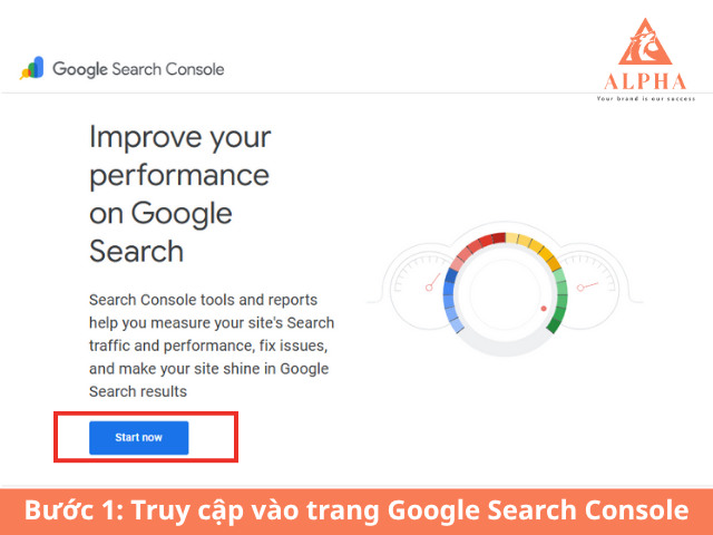 Truy cập vào trang Google Search Console