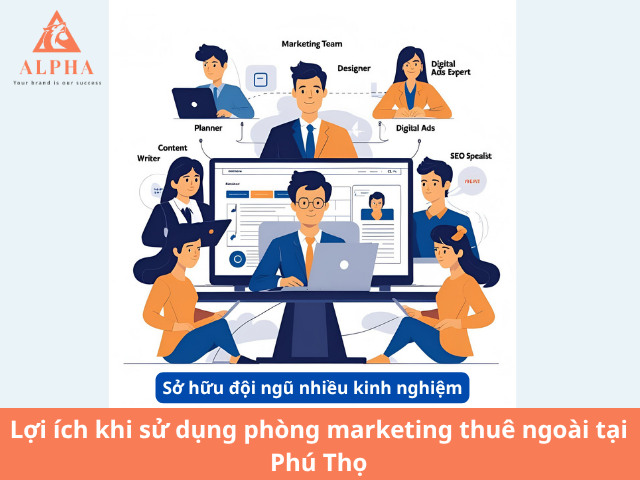Lợi ích khi sử dụng phòng marketing thuê ngoài tại Phú Thọ