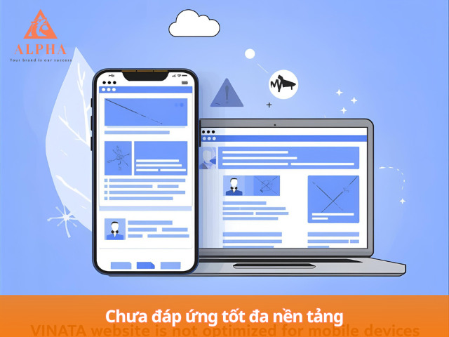 Website chưa được tối ưu responsive