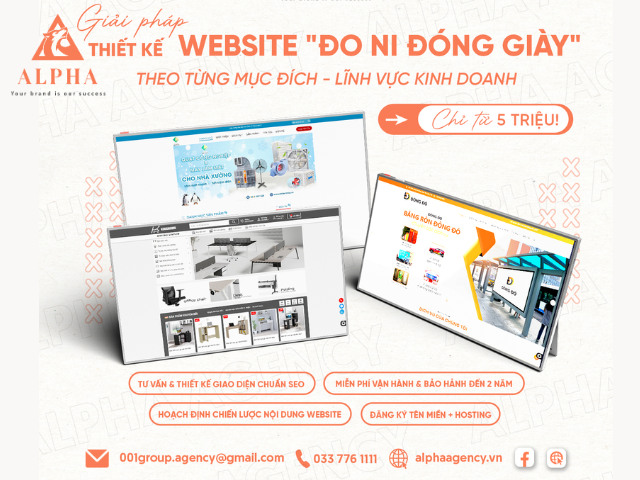 Thiết kế website theo yêu cầu