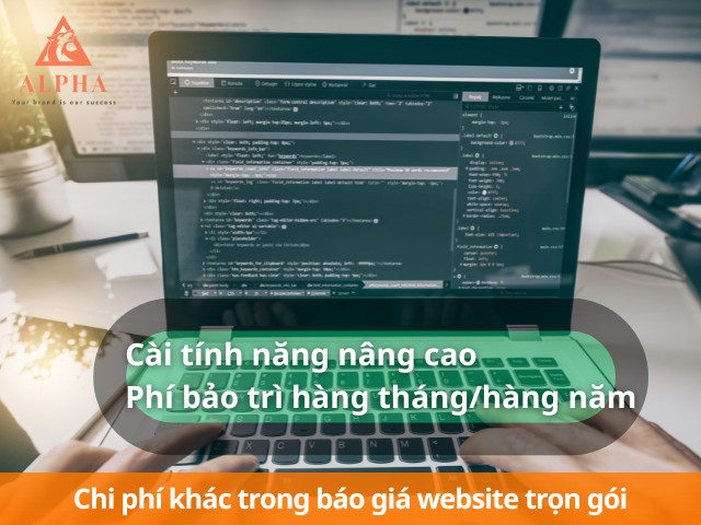 Chi phí thiết kế website trọn gói