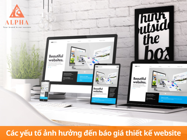 Các yếu tố ảnh hưởng đến báo giá thiết kế website