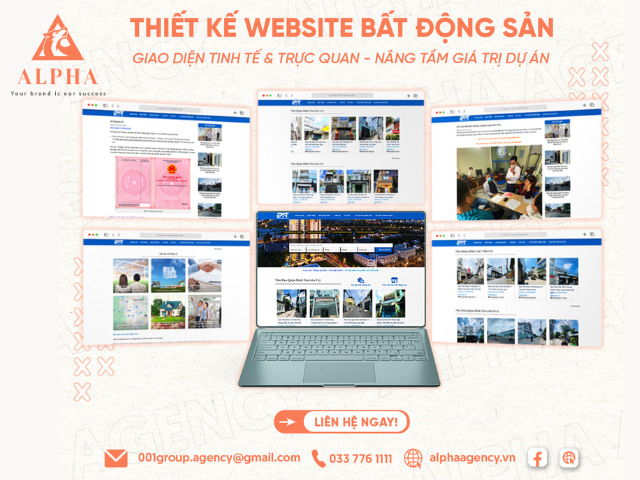 Thiết kế website lĩnh vực bất động sản