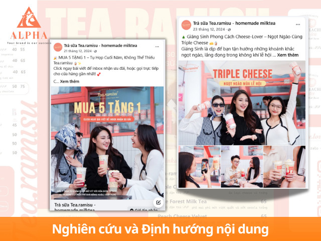 Định hướng nội dung với tuyến bài đa dạng