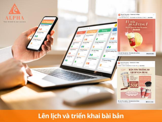 Alpha agency lên kế hoạch đăng bài theo tuần