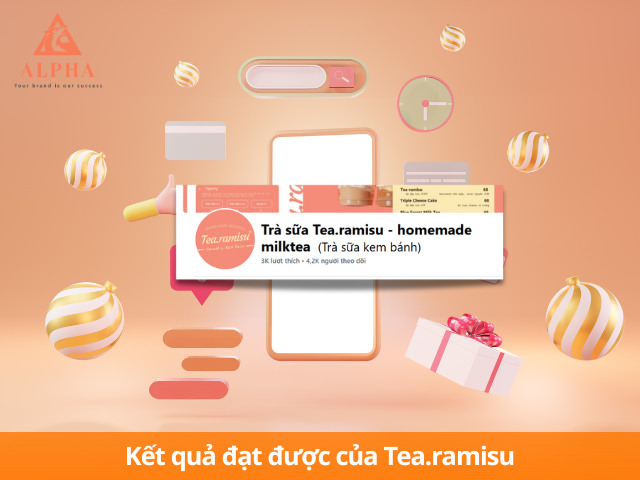 Fanpage Tea.ramisu tăng trưởng tích cực