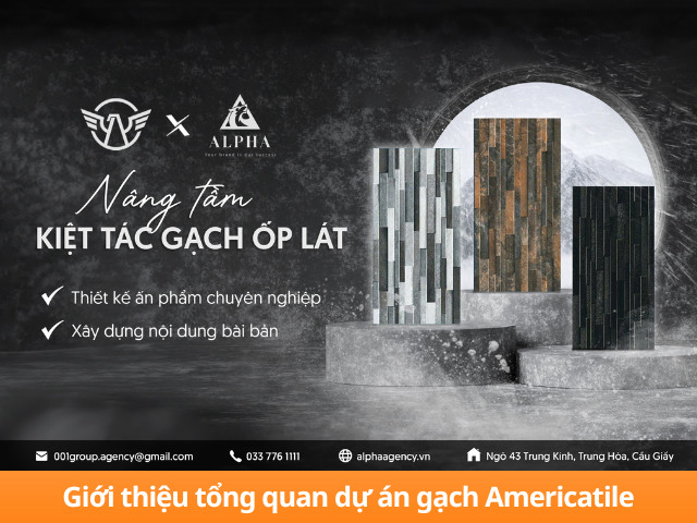 Americatile nâng tầm thương hiệu cùng Alpha Agency