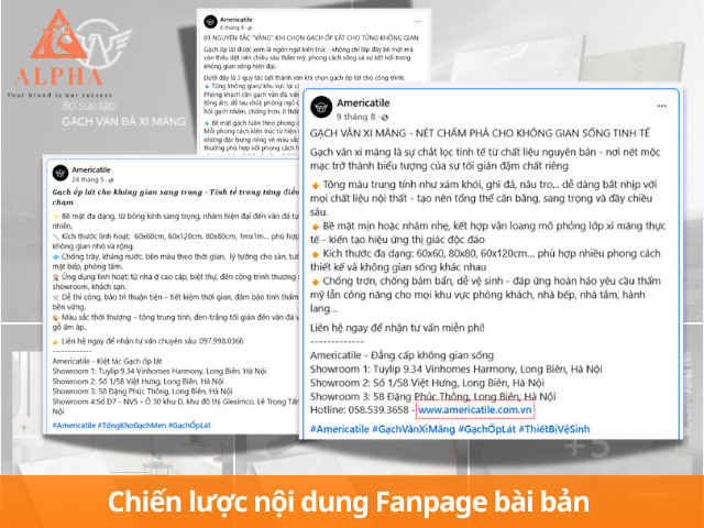 Xây dựng nội dung và hình ảnh nuôi dưỡng nhận diện thương hiệu
