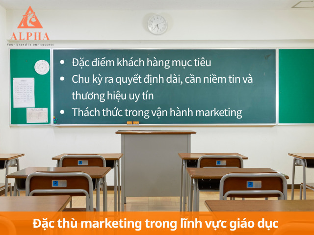 Đặc thù ngành giáo dục tạo nên nhu cầu outsourcing marketing