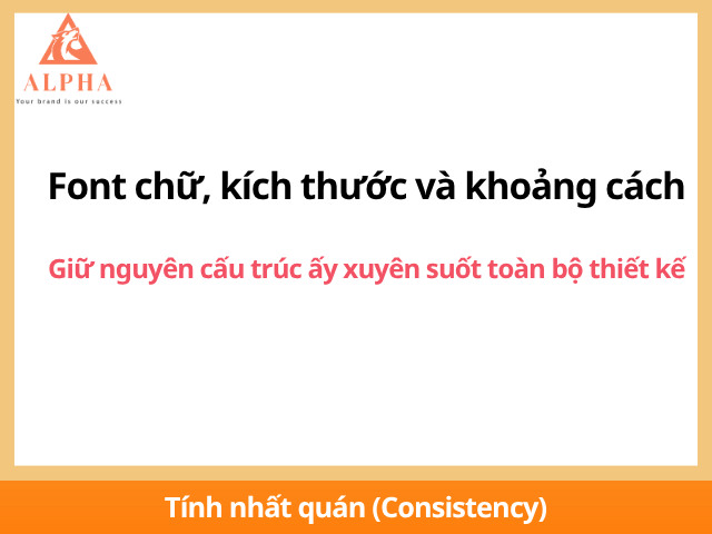 Tính nhất quán trong Typography