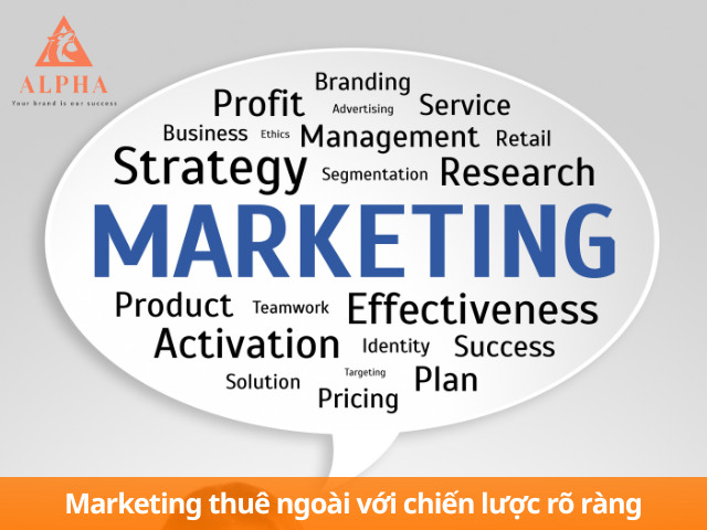 Marketing thuê ngoài với chiến lược rõ ràng