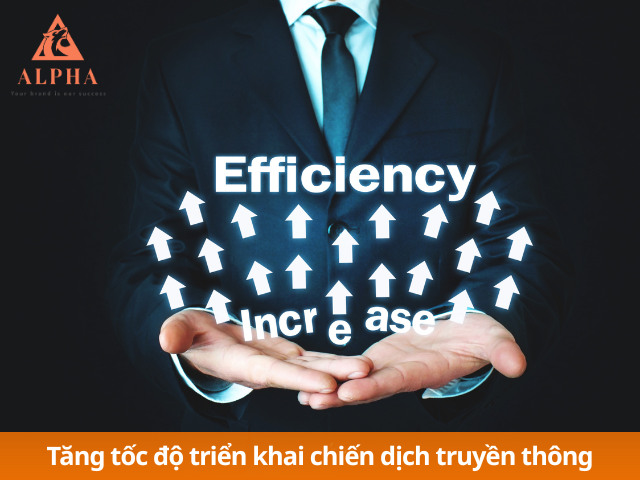 Outsource marketing tăng tốc độ chiến dịch