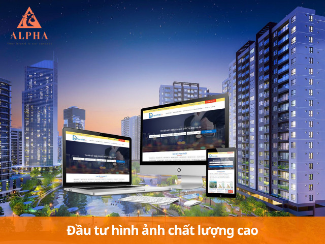 Sử dụng hình ảnh chất lượng cao cho web BĐS