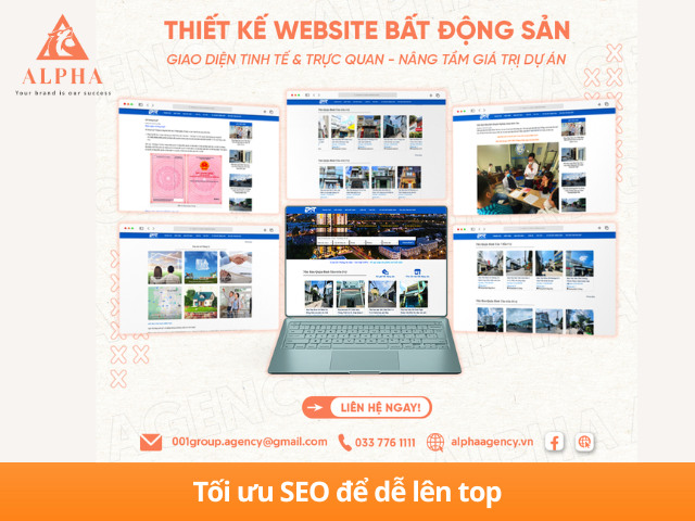 Tối ưu seo khi thiết kế website bất động sản