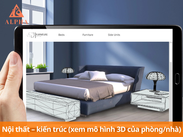 Mẫu thiết kế website 3D ngành nội thất