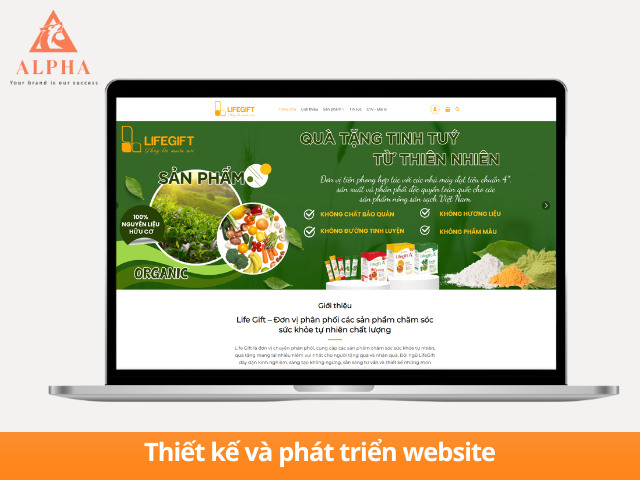 Thiết kế website dự án LifeGift