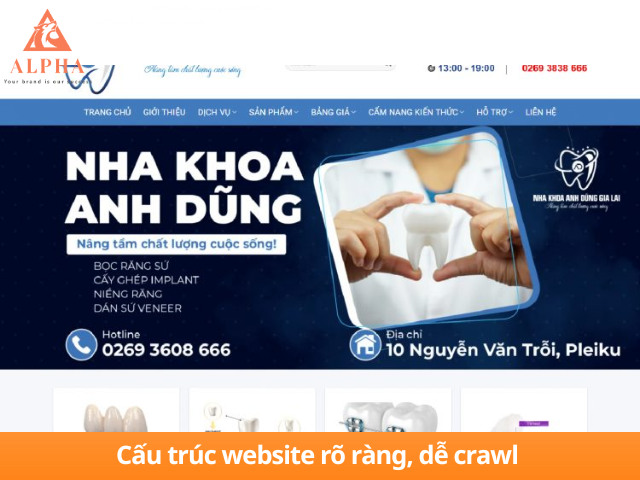 Cấu trúc website thân thiện với SEO