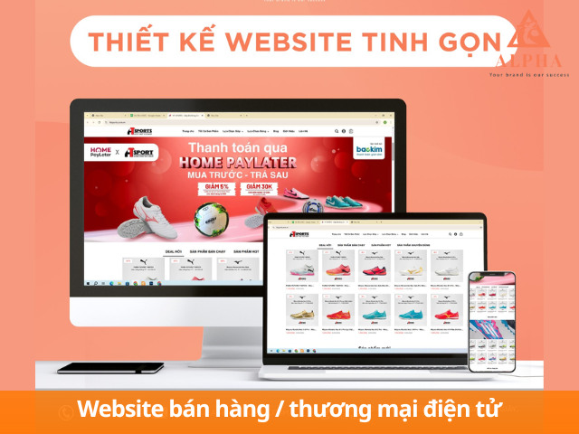Mẫu thiết kế website bán hàng