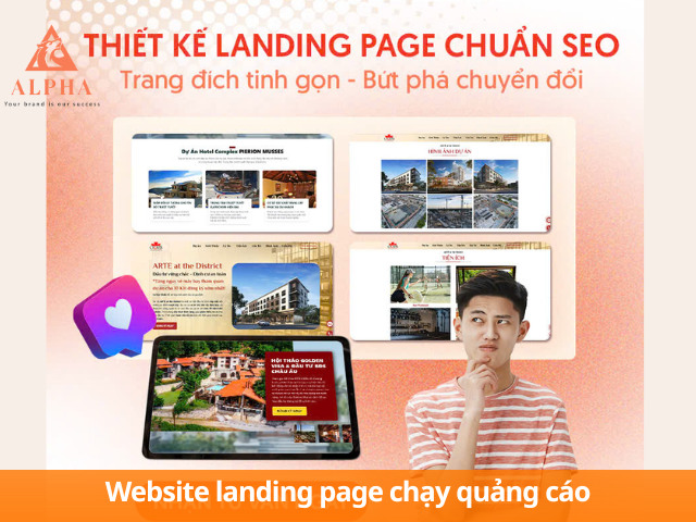 Thiết kế landing page chạy quảng cáo