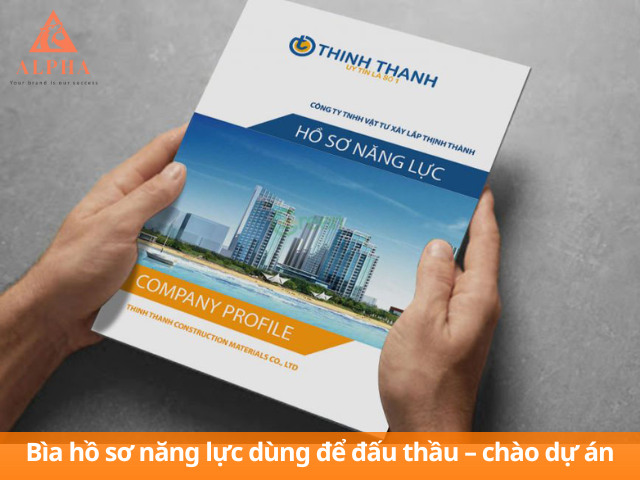 Bìa HSNL công ty vật tư xây lắp