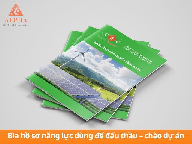 Mẫu bìa HSNL doanh nghiệp cơ điện