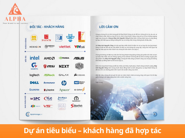 Nội dung thể hiện uy tín doanh nghiệp