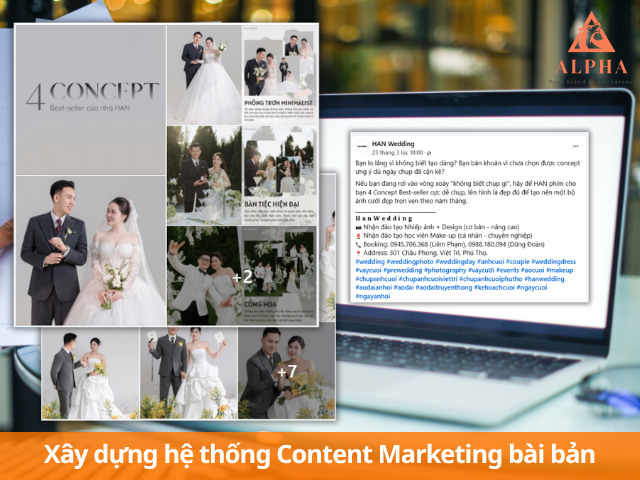 Chiến lược content Case Study HAN Wedding