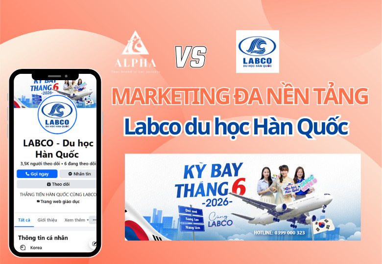 Dự án marketing đa nền tảng cho trung tâm du học Hàn Quốc
