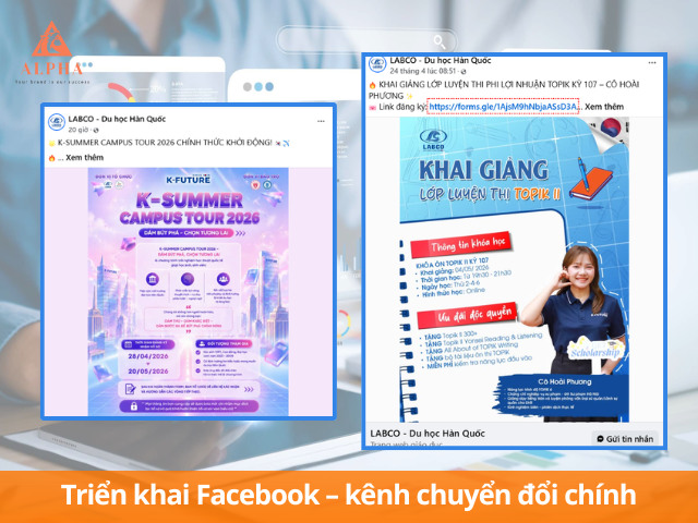 Phát triển tuyến nội dung trên facebook