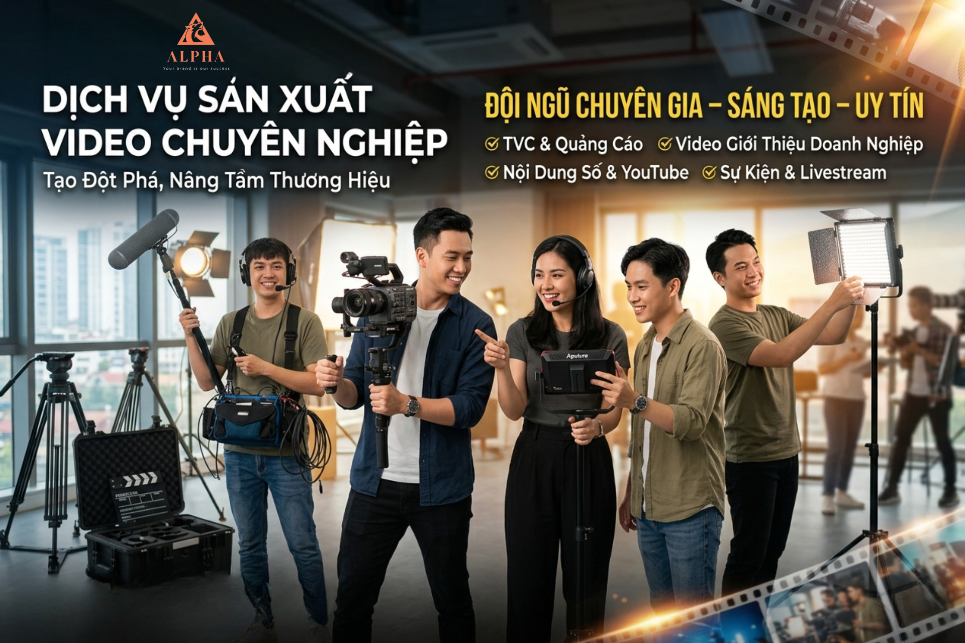 Alpha Agency - Công ty chuyên sản xuất video bán hàng