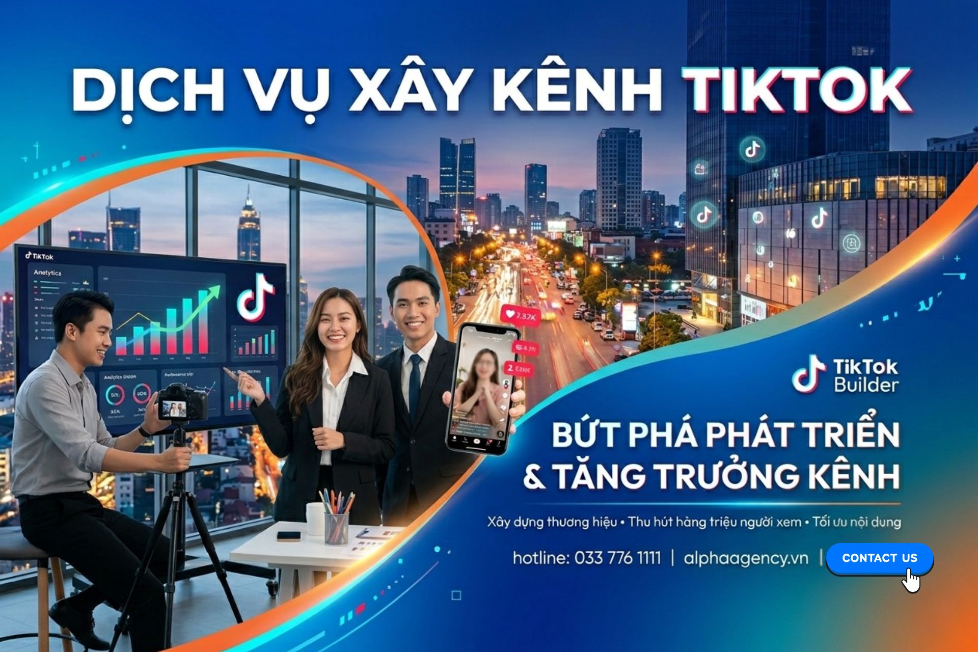 dich vu xay kenh tiktok alpha agency