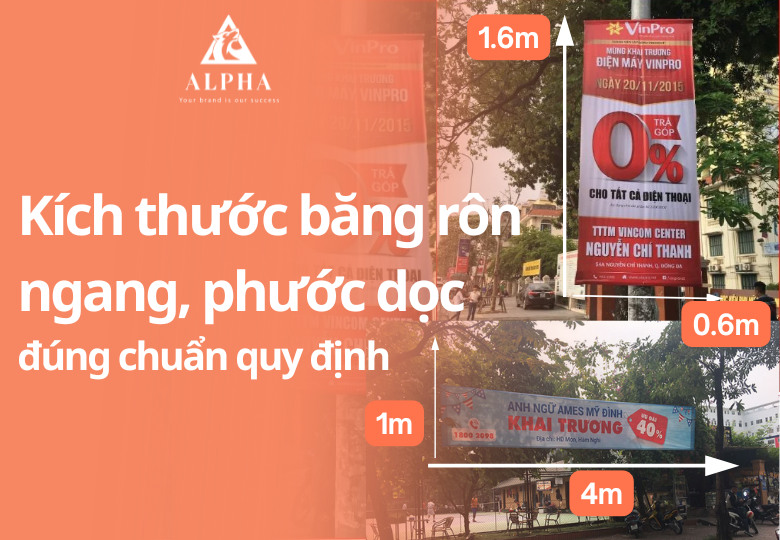 Tổng hợp kích thước băng rôn
