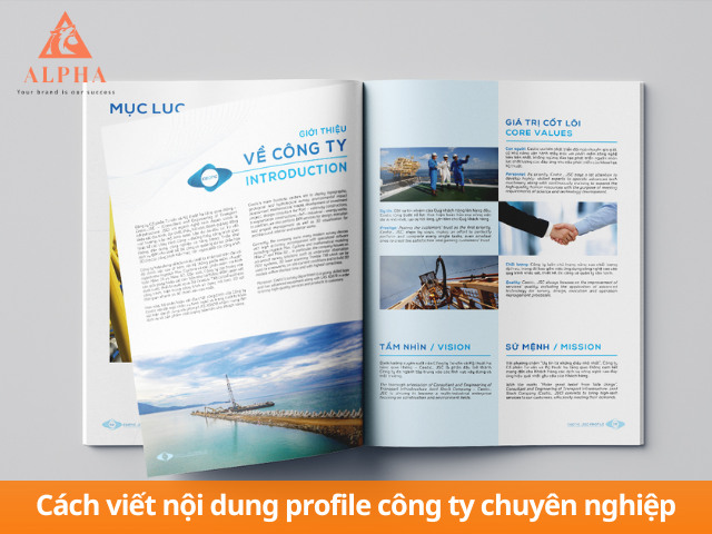 Hướng dẫn viết profile công ty