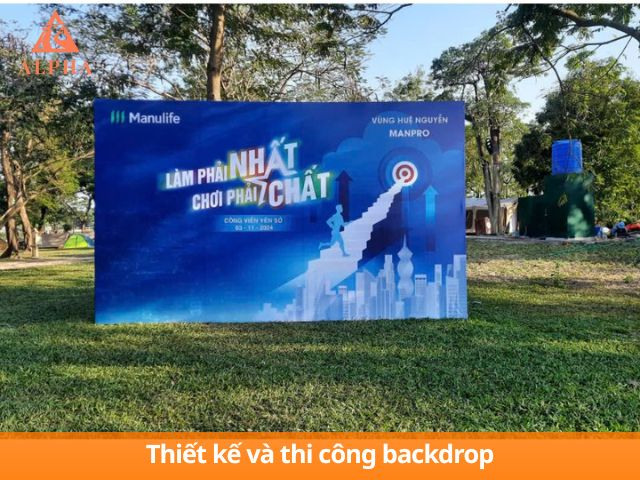 Thiết kế và thi công backdrop