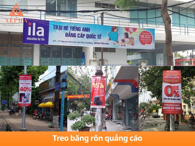 Treo băng rôn quảng cáo