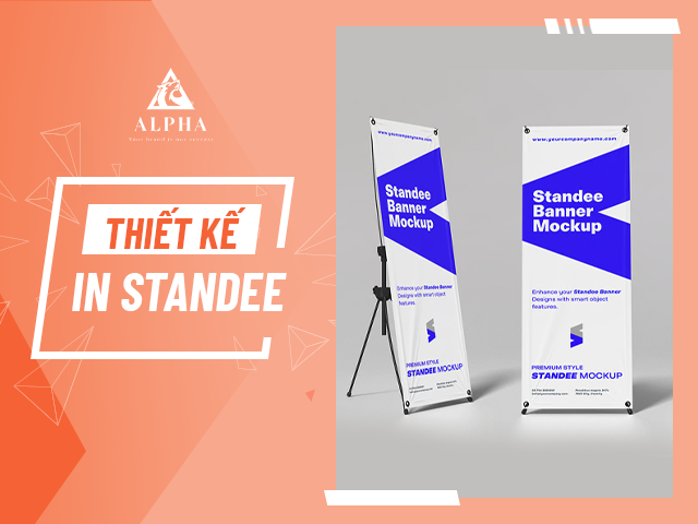 thiết kế và in standee