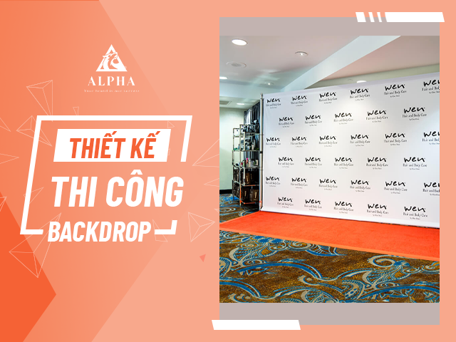 thiết kế và thi công backdrop