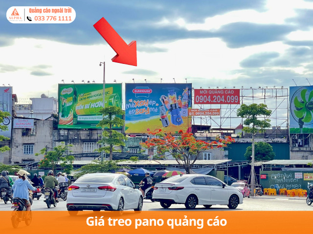 Giá treo pano quảng cáo