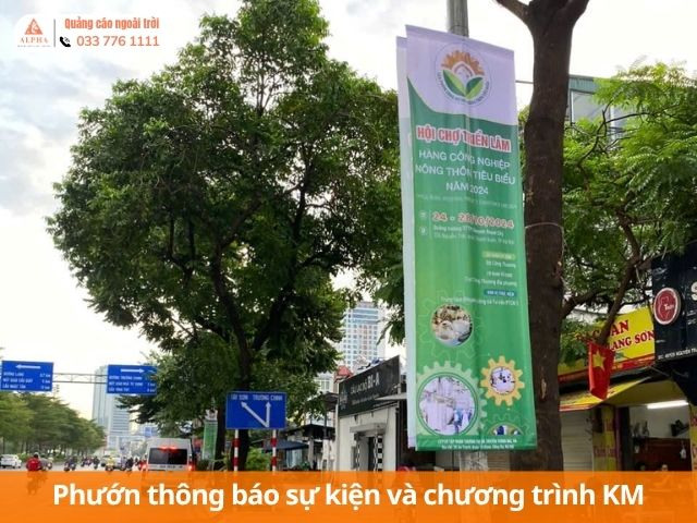 Thông báo sự kiện và chương trình khuyến mại