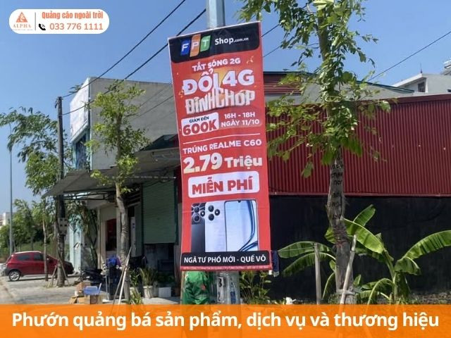Quảng bá sản phẩm, dịch vụ và thương hiệu